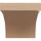 Ekena Millwork 5"W x 5"D x 5"H Wide Huntington Rough Cedar Woodgrain TimberThane Corbel, Primed Tan CORUR05X05X05HUNRCPR - alternate 3